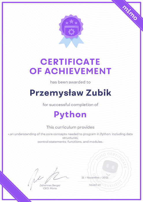 Kurs Python,  